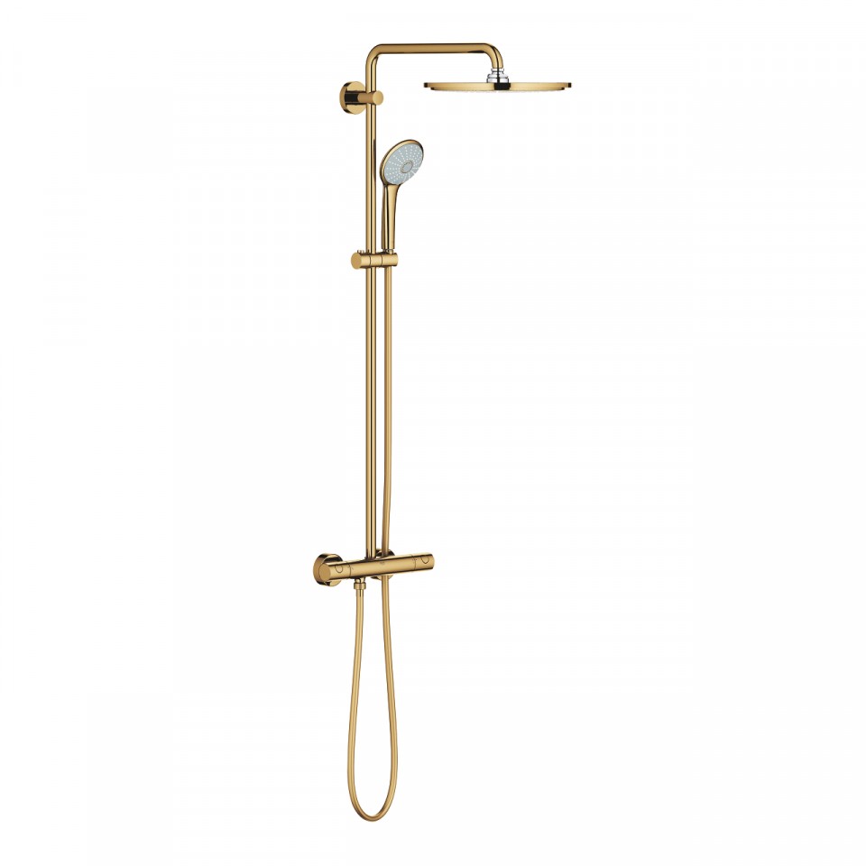 Grohe, Euphoria 310, 26075GL0, Zuhanyrendszer termoszttos csapteleppel, cool sunrise, 1,75 m