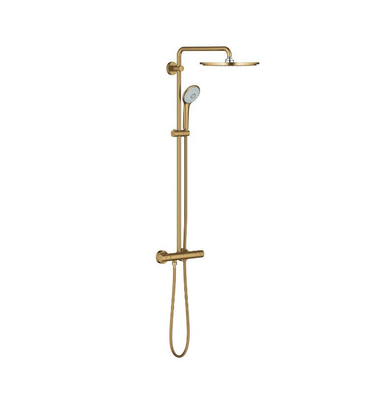 Grohe Euphoria 310 Termoszt�tos zuhanyrendszer Rainshower Cosmopolitan 310 f�m fejzuhannyal, brushed cool sunrise 26075GN0 