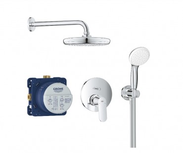 Grohe Eurosmart Cosmopolitan zuhanyrendszer Tempesta 210 fejzuhannyal 25219001