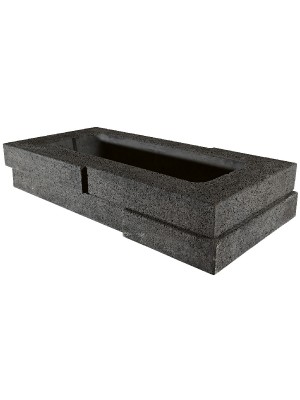 KK Kavics Manufaktra Vezv Tmfal normlk antracit 58/60x29x12 cm