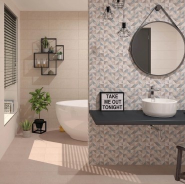 Csempe, Zalakermia, Textil ZBD 62266, 20x60 cm