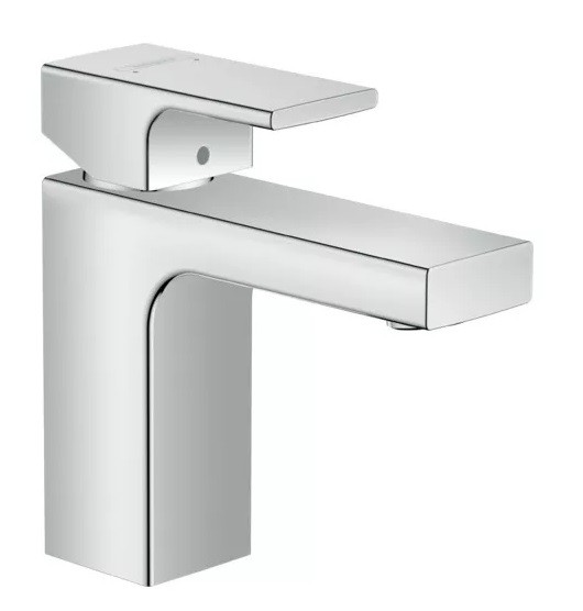 Csaptelep, Hansgrohe, Vernis Shape 71561000, egykaros mosd, 100 lefoly garnitrval