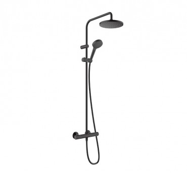 Hansgrohe, Vernis Blend Showerpipe 200, 1 jet 26276670, Termoszttos zuhanyrendszer, 1,60 m