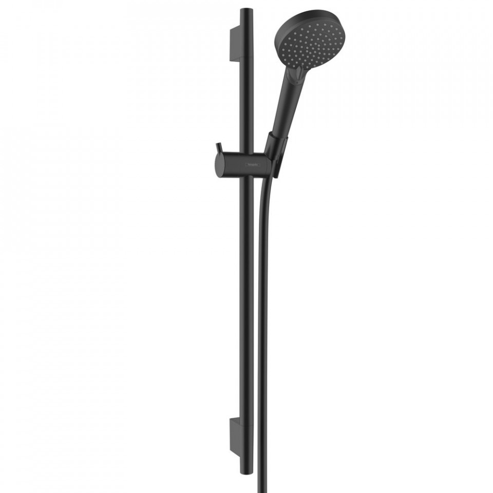 Hansgrohe Vernis Blend zuhanyszett Vario EcoSmart, S Puro 65 zuhannyal, matt fekete, 26423670