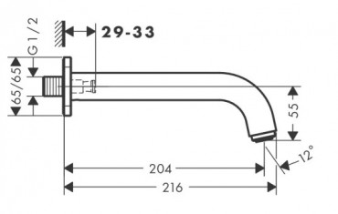 Hansgrohe Vernis Shape Kdtlt 71460000