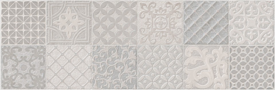 Ragno Creek Bianco Struttura 3D Carving matt 25x76 cm dekor