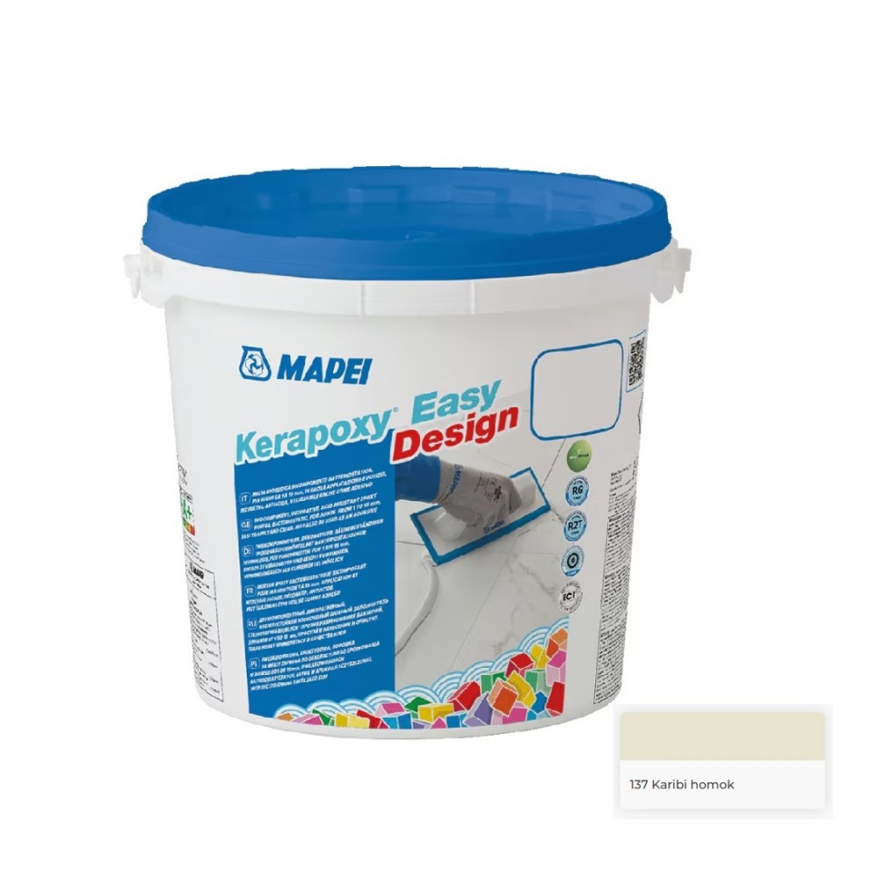 Mapei Kerapoxy Easy Design epoxi fug�z� Nr.137 Karibi homok, 3 kg