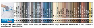 Mapei Kerapoxy Easy Design epoxi fug�z� Nr.137 Karibi homok, 3 kg