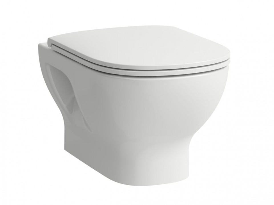 WC, Laufen, Lua H8660810000001, fali, rimless (perem n�lk�li), m�ly�bl�t�s�, �l�k�vel