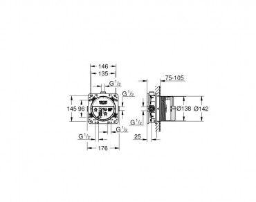 Alaptest, Grohe, Rapido SmartBox 35604000, univerzlis bept test