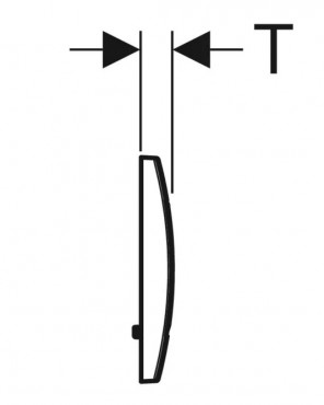 Geberit Delta30 mkdtetlap, 2 mennyisges bltshez,Fnyes krm, 115.137.21.1