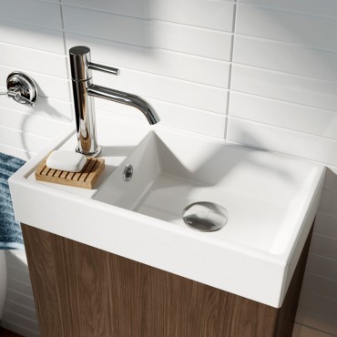 Elita Young Basic k�zmos� szekr�ny szett, 1 ajt�s,  40 cm, Lincoln Walnut (di�)