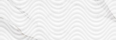 Dekorcsempe, Geotiles rlv. Asaro Blanco, f�nyes rett. 30x90 cm, 31-872-012-8888