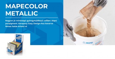 Mapei, Mapecolor Metallic, metlfny porpigment, Holdfny (platina) 90 gr