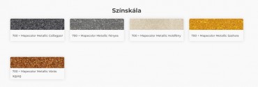 Mapei, Mapecolor Metallic, metlfny porpigment, Holdfny (platina) 90 gr