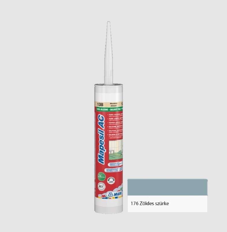 Mapei Mapesil AC Szilikon fug�z� 176 z�ldessz�rke 310 ml