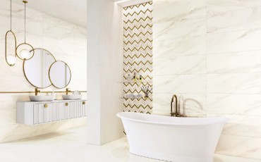 Paradyz Calacatta Sparkle Gold Mozaika fnyes 28,1X30,1 G1
