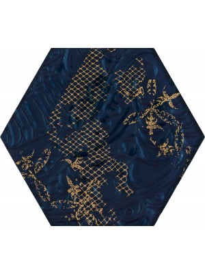 Paradyz Intense Tone Blue Inserto Hexagon C 19,8X17,1 G1