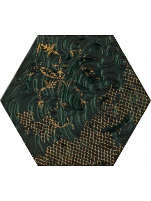 Paradyz Intense Tone Green Inserto Hexagon A 19,8X17,1 G1