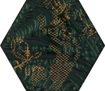 Paradyz Intense Tone Green Inserto Hexagon C 19,8X17,1 G1