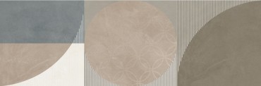 Dekorcsempe, Mariner Cool Circle Winter matt rett. 30x90 cm
