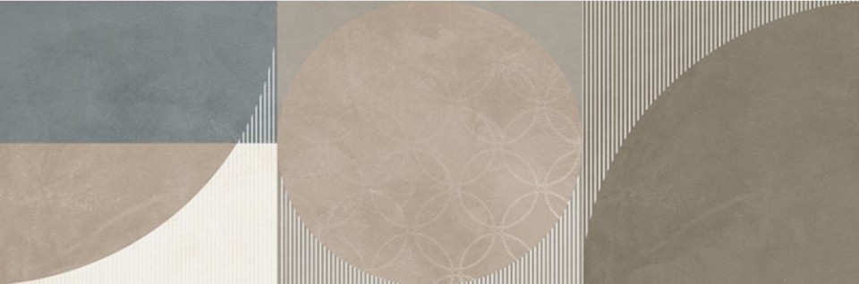 Dekorcsempe, Mariner Cool Circle Winter matt rett. 30x90 cm