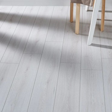 Laminlt padl , Swiss Krono Tex, Superior, ADVANCED, D3201WG Trend Oak White Woodgrain, 8 mm, ODST