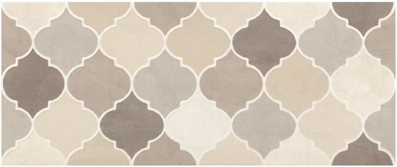 Idea Ceramica Pattern Mix Cenere matt 25x60 cm dekor