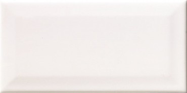 Vilar Metro Blanco brillo biselado 10x20 cm falicsempe
