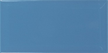 Vilar Metro Aqua Blue brillo biselado 10x20 cm falicsempe