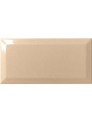 Vilar Metro Beige brillo biselado 10x20 cm falicsempe