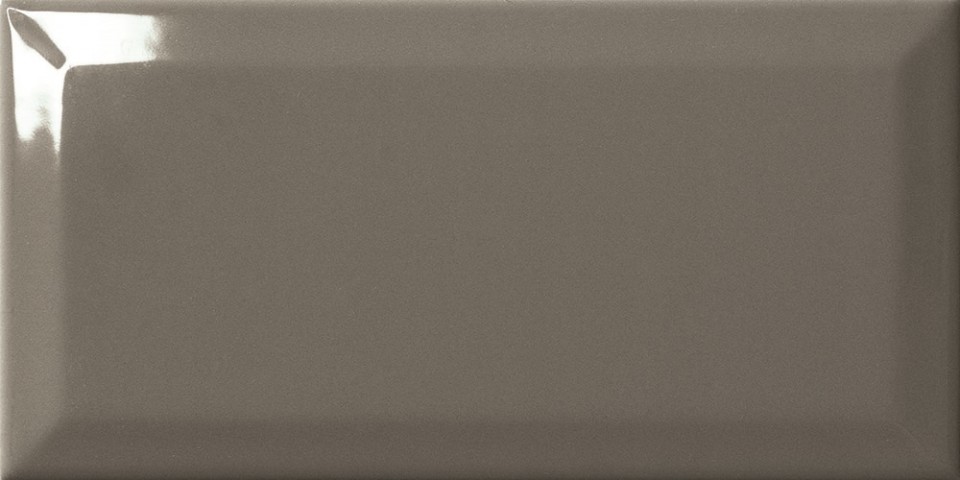 Vilar Metro Cemento brillo biselado 10x20 cm falicsempe