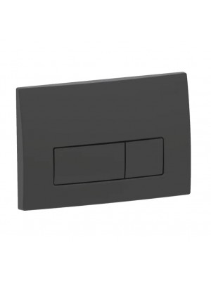 Nyom�lap, Geberit Delta50, 2 mennyis�ges �bl�t�shez, matt fekete 115.119.14.1