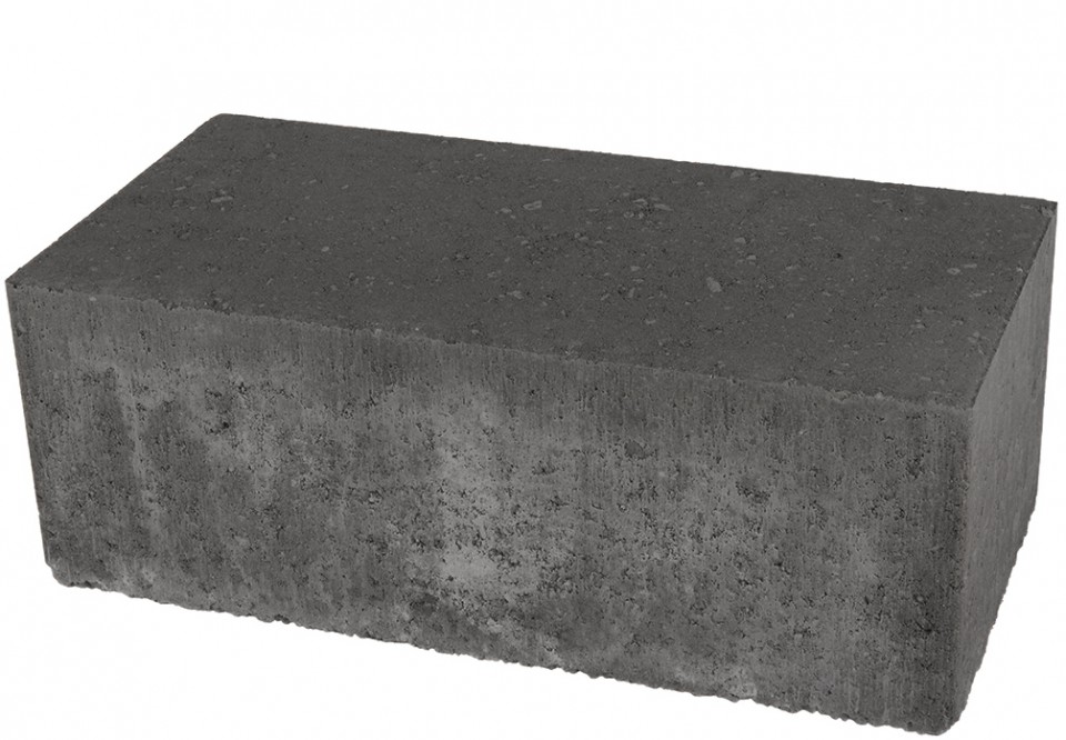 KK Kavics Project Aquincum Blokk antikol�s n�lk�l antracit 15x20x40 cm