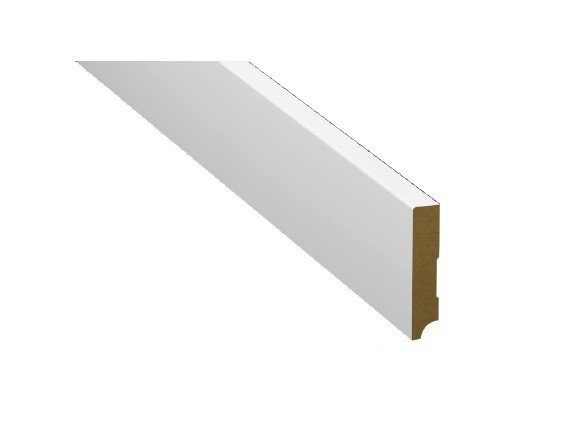 Szeg�lyl�c, MDF78, Pure+ Furie 57126, lakkozott, feh�r (2,4 m/sz�l)