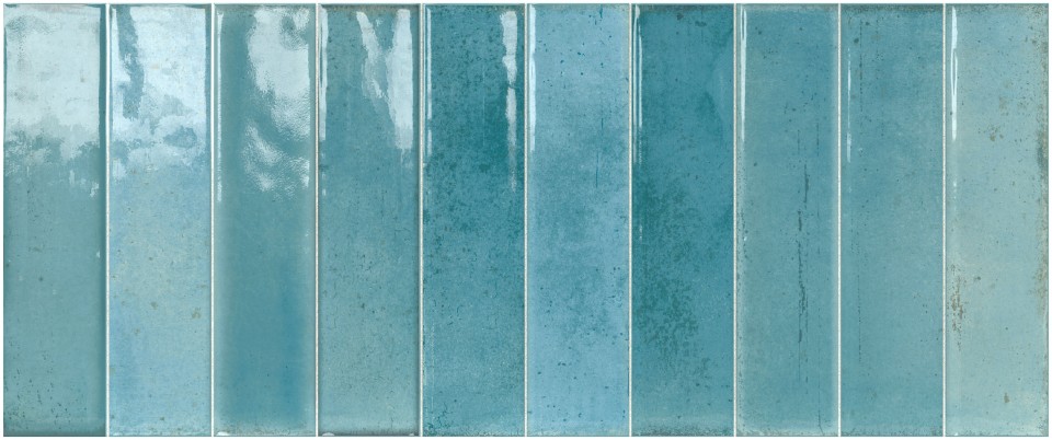 Csempe, Savoia, Artisan Azzurro, f�nyes, 25x60 cm 