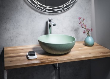 Mosd, Sapho, FORMIGO FG038, beton, zld szn, tmr: 39 cm