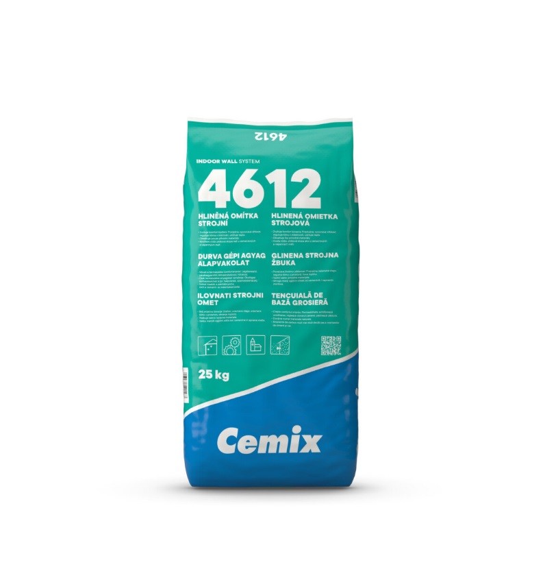 Alapvakolat, Cemix 4612, durva g�pi agyag alapvakolat, 25 kg