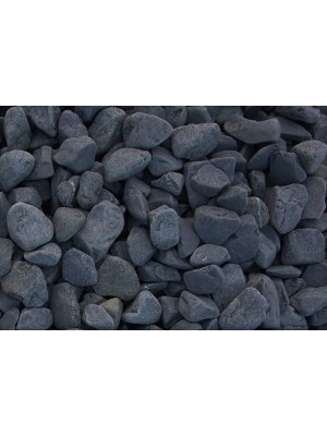 Stone and Home Thassos, fekete (dark), natúr kerti dekorkavics, 15 kg, 3-6 cm