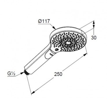 Kludi xDive 3S Kzizuhany, 6983005-00