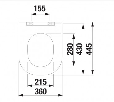 Laufen H8917160000631 Mio-N WC lke fehr