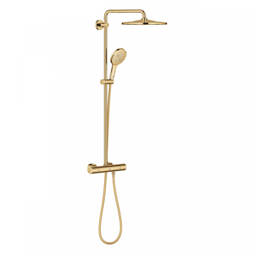 Grohe,  Rainshower 310 Termoszt�tos zuhanyrendszer Rainshower Mono 310 fejzuhany cool sunrise, 26836GL0