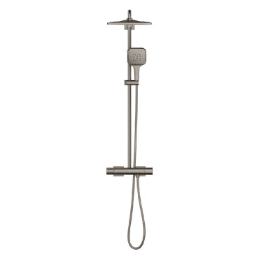 Grohe, Rainshower 310 Cube, 26837AL0 Termoszttos zuhanyrendszer, brushed hard graphite, 1,75 m