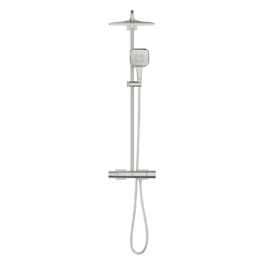 Grohe, Rainshower 310 Cube 26837DC0, Termoszttos zuhanyrendszer, supersteel sznben, 1,75 m