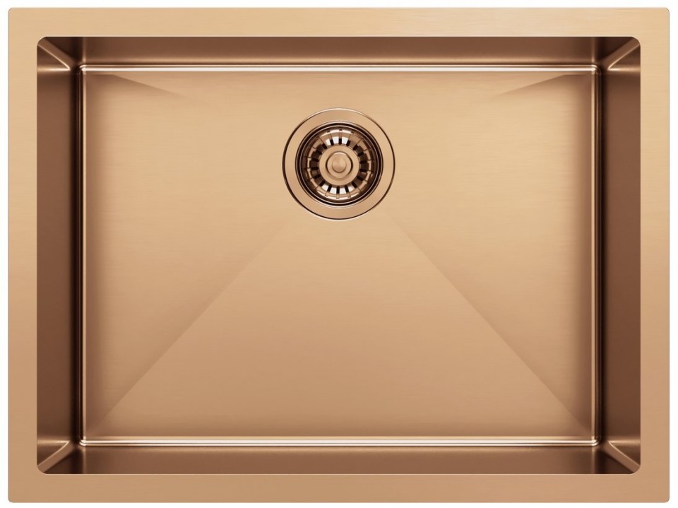 Sapho Zenith Rozsdamentes mosogat�t�lca matt r�z 60x45 cm, ZN6045PG