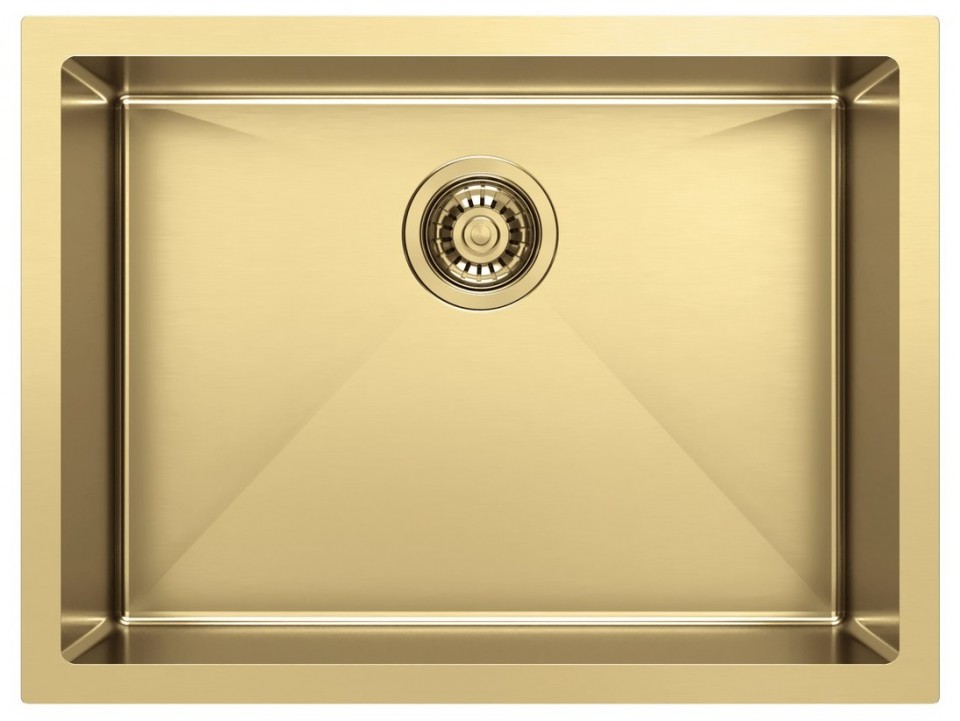 Sapho Zenith Rozsdamentes mosogat�t�lca matt arany 60x45 cm, ZN6045Z