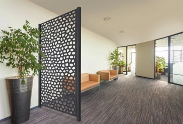Nortene Mosaic Dekoratv trelvlaszt panel 1 x 2 m antracit