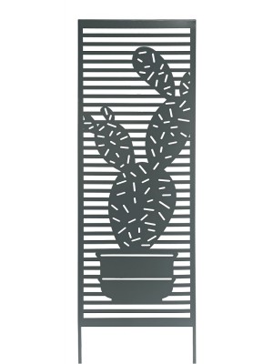 Nortene Cactus Trellis Fm nvnyfuttat kaktusz motvumokkal, 0,33 x 1,20m, khaki