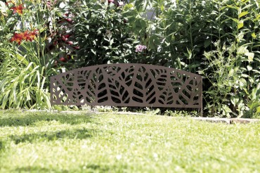 Nortene Athea Border Fm szegly levl motvumokkal, 0,40 x 1 m barna