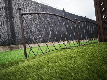 Nortene Classic Metal Border D�szes festett f�m szeg�ly 0,4 x 1 m barna